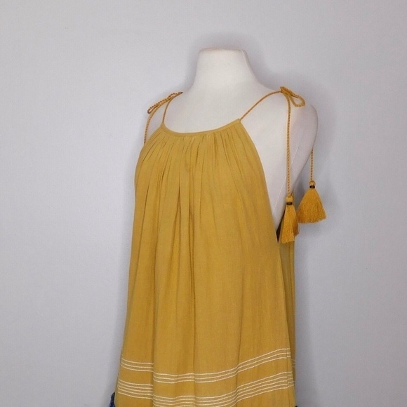 NWT!! Anthropologie COREY LYNN CALTER Serena Trapeze Dress Tiered Maxi Large - Picture 8 of 13